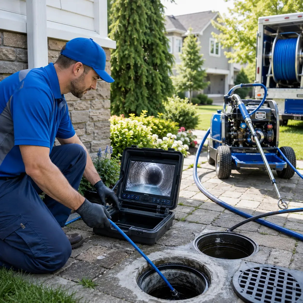 Outdoor drain cleaning professionals serving Calera, OK