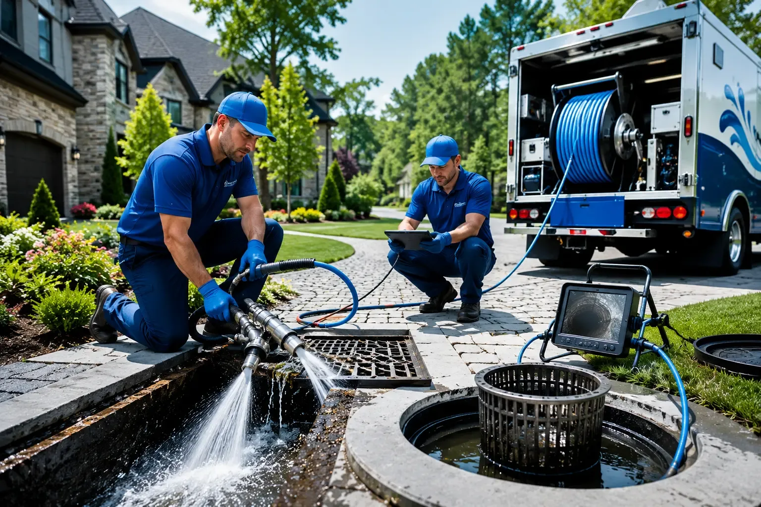 Local outdoor drain cleaning professionals in Calera, OK