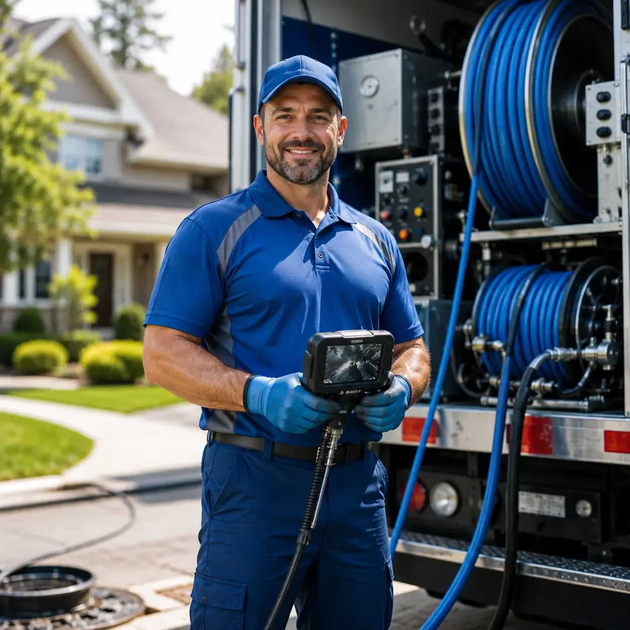 Local outdoor drain cleaning specialists in Calera, OK